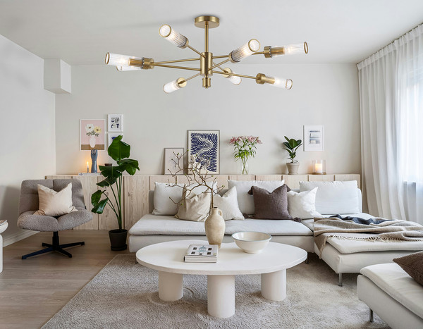 Изображение товара Люстра Ambrella LH55162/8 BS/CL (латунь/прозрачный)