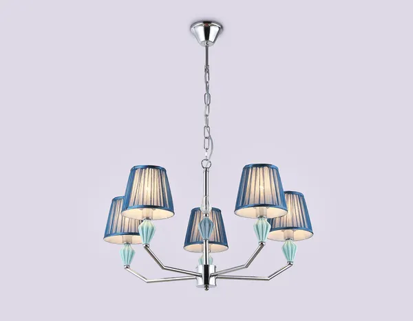 Изображение товара Люстра Ambrella LH75061/5 CH/DB (хром/темно-синий)