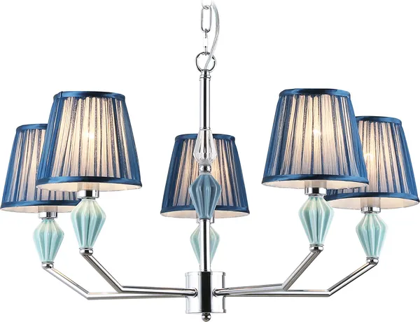 Изображение товара Люстра Ambrella LH75061/5 CH/DB (хром/темно-синий)