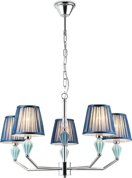 Изображение товара Люстра Ambrella LH75061/5 CH/DB (хром/темно-синий)