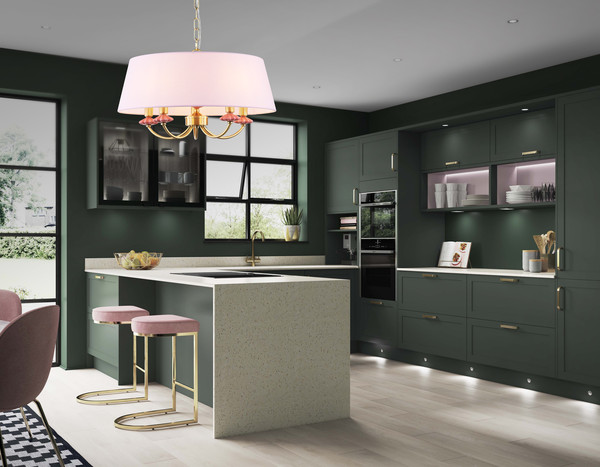 Изображение товара Люстра Ambrella LH75021/5 GD/PI (золото/розовый)