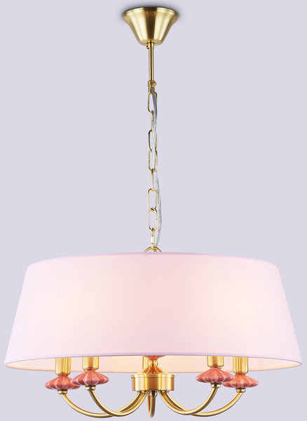Изображение товара Люстра Ambrella LH75021/5 GD/PI (золото/розовый)