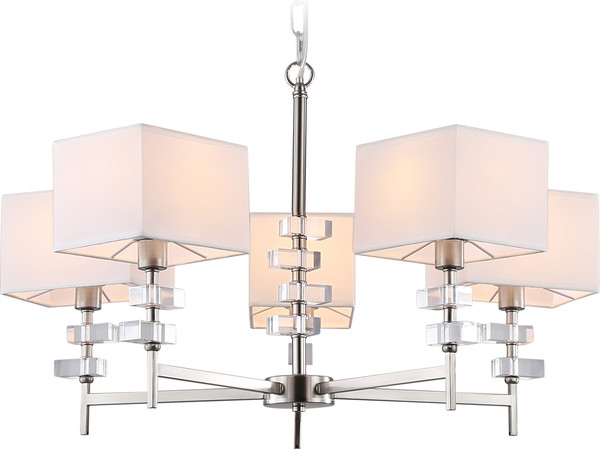Изображение товара Люстра Ambrella LH71321/5 SN/WH (никель/белый)