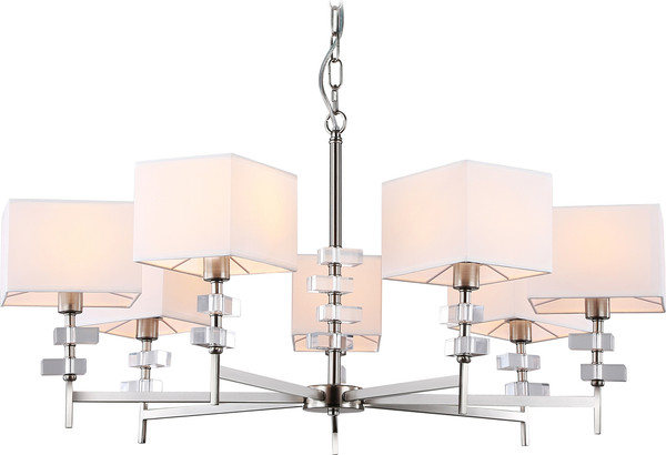 Изображение товара Люстра Ambrella LH71323/7 SN/WH (никель/белый)