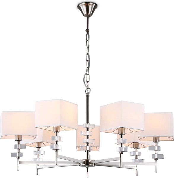 Изображение товара Люстра Ambrella LH71323/7 SN/WH (никель/белый)