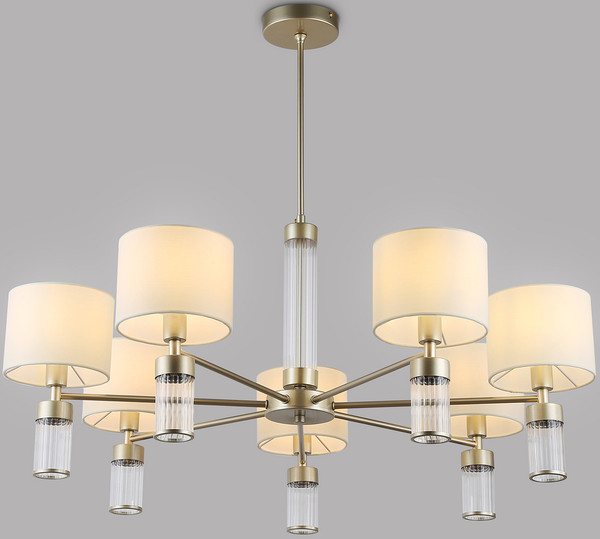 Изображение товара Люстра Ambrella LH71303/7 CGD/WH (золото/белый)