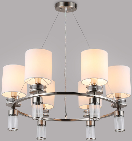 Изображение товара Люстра Ambrella LH71291/6 SN/WH (никель/белый)