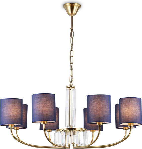 Изображение товара Люстра Ambrella LH71273/8 BS/DB (латунь/темно-синий)