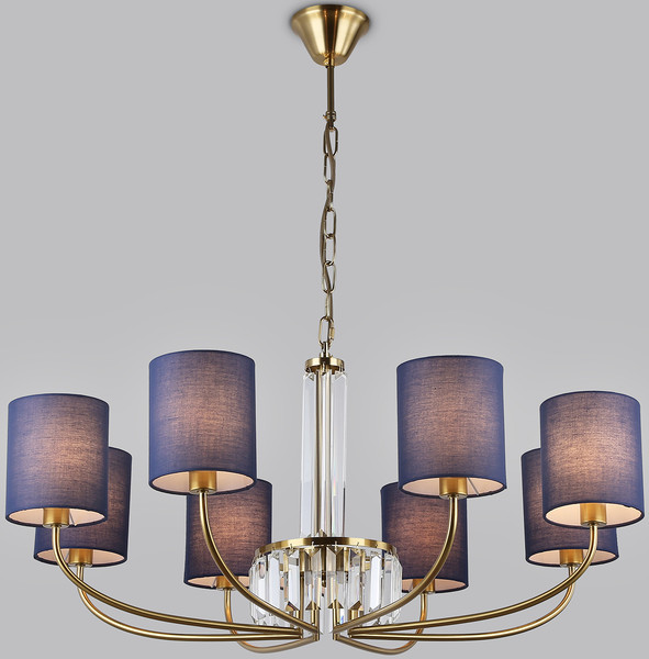 Изображение товара Люстра Ambrella LH71273/8 BS/DB (латунь/темно-синий)
