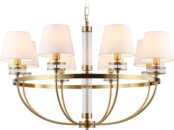Изображение товара Люстра Ambrella LH71253/8 BS/WH (латунь/белый)