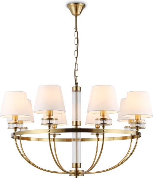 Изображение товара Люстра Ambrella LH71253/8 BS/WH (латунь/белый)