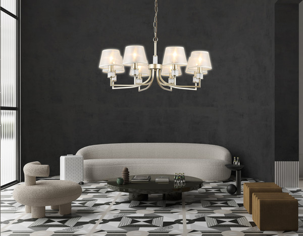 Изображение товара Люстра Ambrella LH71217/8 CGD (золото)