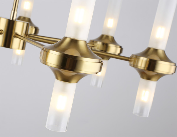 Изображение товара Люстра Ambrella LH55360/14 BS/CL (латунь/прозрачный)