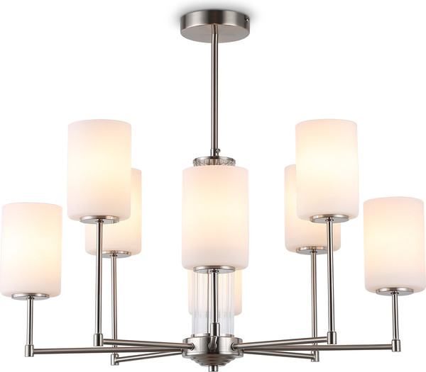 Изображение товара Люстра Ambrella LH56213/8 SN/FR (никель/белый матовый)