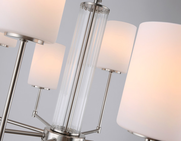 Изображение товара Люстра Ambrella LH56213/8 SN/FR (никель/белый матовый)