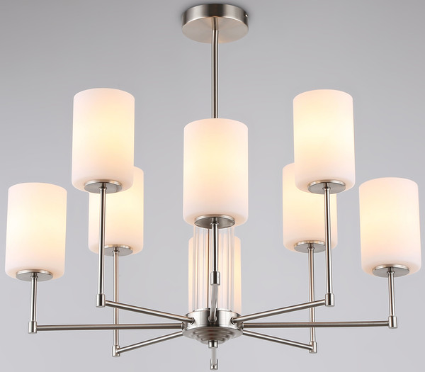 Изображение товара Люстра Ambrella LH56213/8 SN/FR (никель/белый матовый)