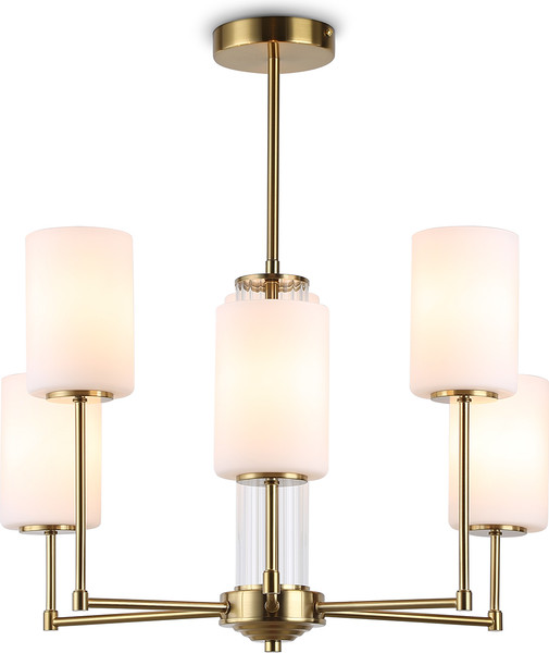 Изображение товара Люстра Ambrella LH56215/6 BS/FR (латунь/белый матовый)