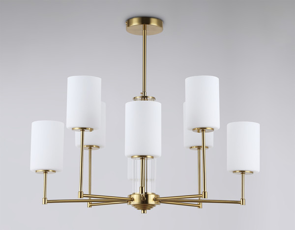 Изображение товара Люстра Ambrella LH56217/8 BS/FR (латунь/белый матовый)