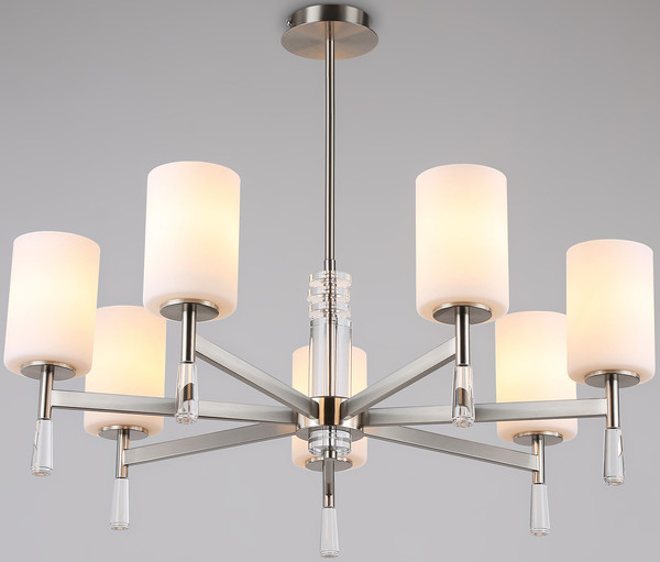 Изображение товара Люстра Ambrella LH56253/7 SN/FR (никель/белый матовый)