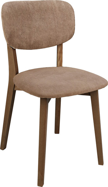 Изображение товара Стул Мирабелла Бостон Велюр (бежевый, темное дерево)