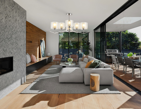 Изображение товара Люстра Ambrella LH57002/6 SN/FR (никель/белый матовый)