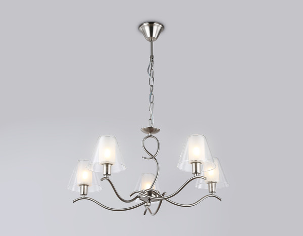 Изображение товара Люстра Ambrella LH57081/5 SN/FR (никель/белый матовый)