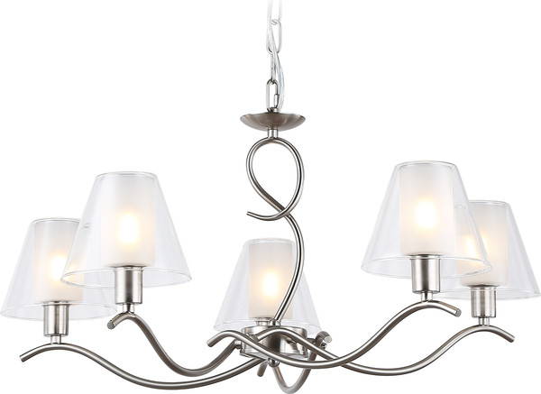 Изображение товара Люстра Ambrella LH57081/5 SN/FR (никель/белый матовый)