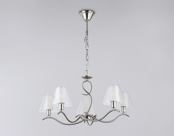 Изображение товара Люстра Ambrella LH57081/5 SN/FR (никель/белый матовый)