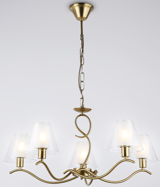 Изображение товара Люстра Ambrella LH57091/5 BS/FR (латунь/белый матовый)