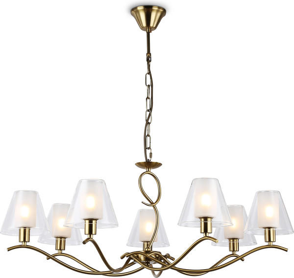 Изображение товара Люстра Ambrella LH57093/7 BS/FR (латунь/белый матовый)
