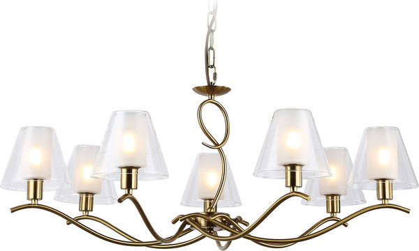 Изображение товара Люстра Ambrella LH57093/7 BS/FR (латунь/белый матовый)