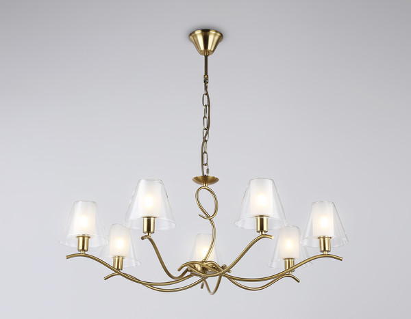 Изображение товара Люстра Ambrella LH57093/7 BS/FR (латунь/белый матовый)