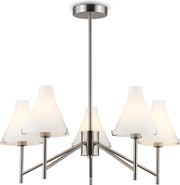 Изображение товара Люстра Ambrella LH57123/5 SN/FR (никель/белый матовый)