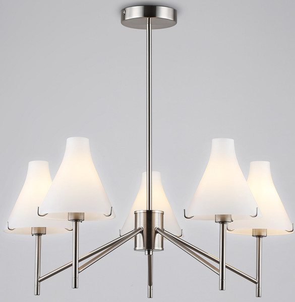 Изображение товара Люстра Ambrella LH57123/5 SN/FR (никель/белый матовый)