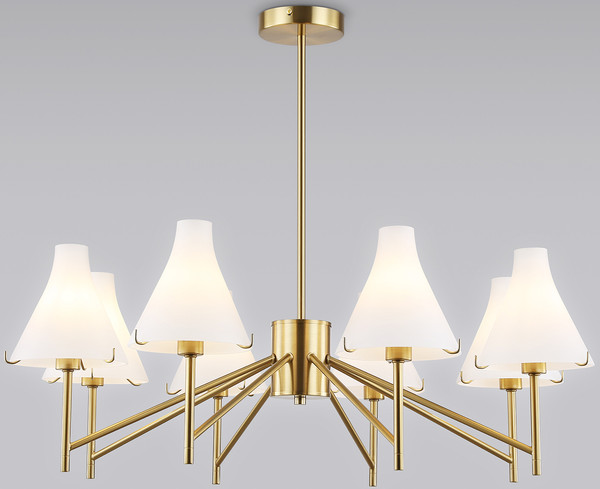 Изображение товара Люстра Ambrella LH57135/8 BS/FR (латунь/белый матовый)