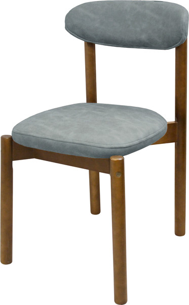 Изображение товара Стул Мирабелла Чикаго Замша (серый, темное дерево)