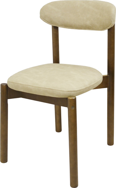 Изображение товара Стул Мирабелла Чикаго Замша (кремовый, темное дерево)