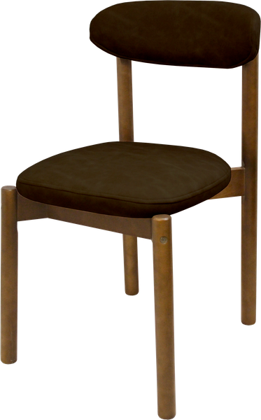 Изображение товара Стул Мирабелла Чикаго Замша (кофейный, темное дерево)