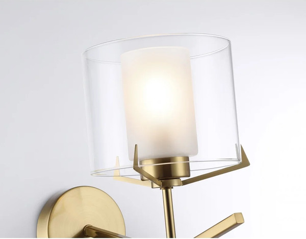 Изображение товара Бра Ambrella LH57010 BS/FR (латунь/белый матовый)