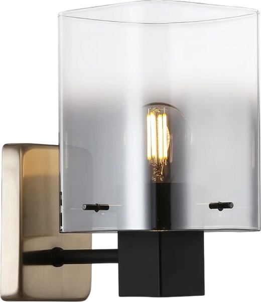 Изображение товара Бра Ambrella LH57045 BK/DBS/SM (черный/темная латунь/дымчатый)