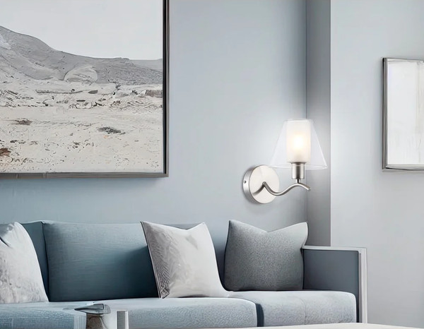 Изображение товара Бра Ambrella LH57085 SN/FR (никель/белый матовый)