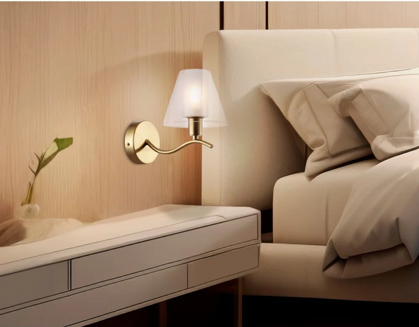 Изображение товара Бра Ambrella LH57095 BS/FR (латунь/белый матовый)