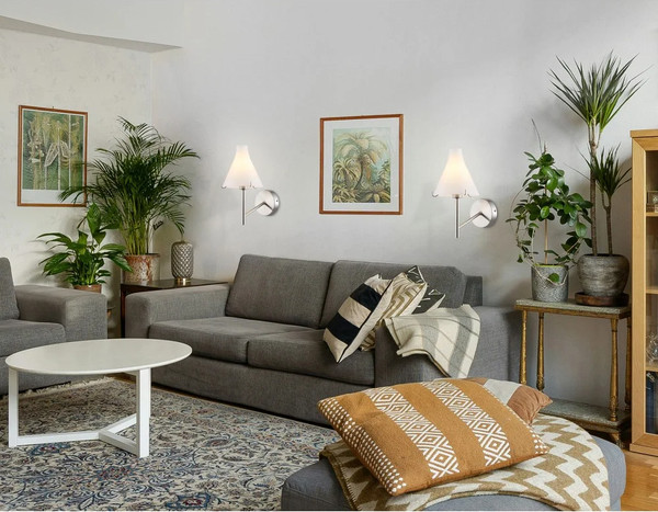 Изображение товара Бра Ambrella LH57127 SN/FR (никель/белый матовый)