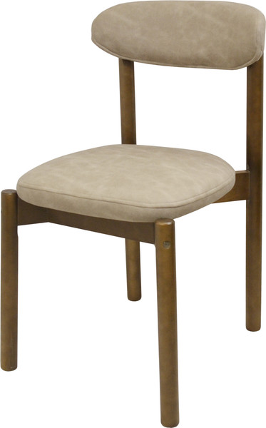 Изображение товара Стул Мирабелла Чикаго Замша (бежевый, темное дерево)