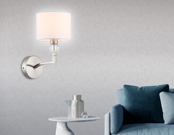Изображение товара Бра Ambrella LH71125 SN/WH (никель/белый)