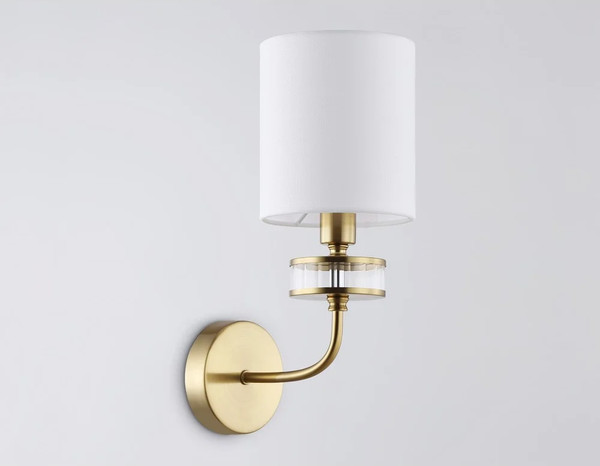Изображение товара Бра Ambrella LH71255 BS/WH (латунь/белый)