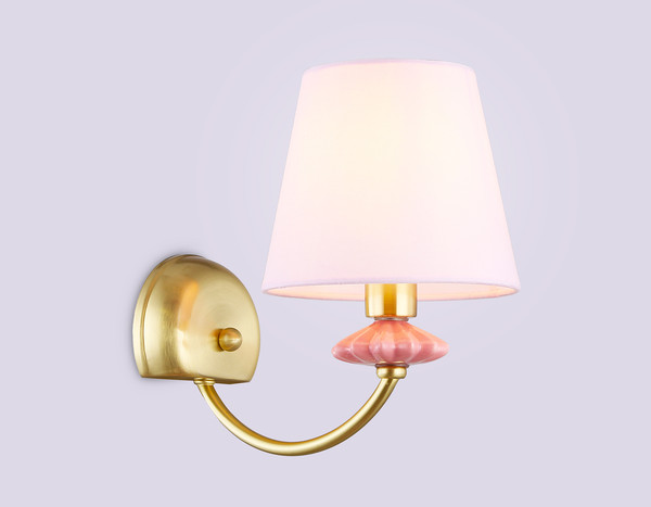 Изображение товара Бра Ambrella LH75027 GD/PI (золото/розовый)