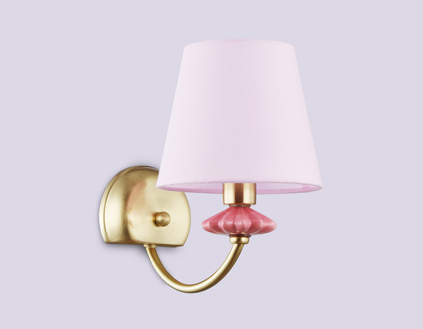 Изображение товара Бра Ambrella LH75027 GD/PI (золото/розовый)