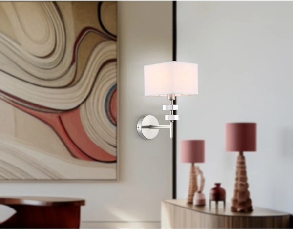 Изображение товара Бра Ambrella LH71325 SN/WH (никель/белый)