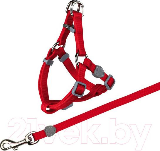 Изображение товара Шлея с поводком Trixie Premium 41891 (разные цвета)